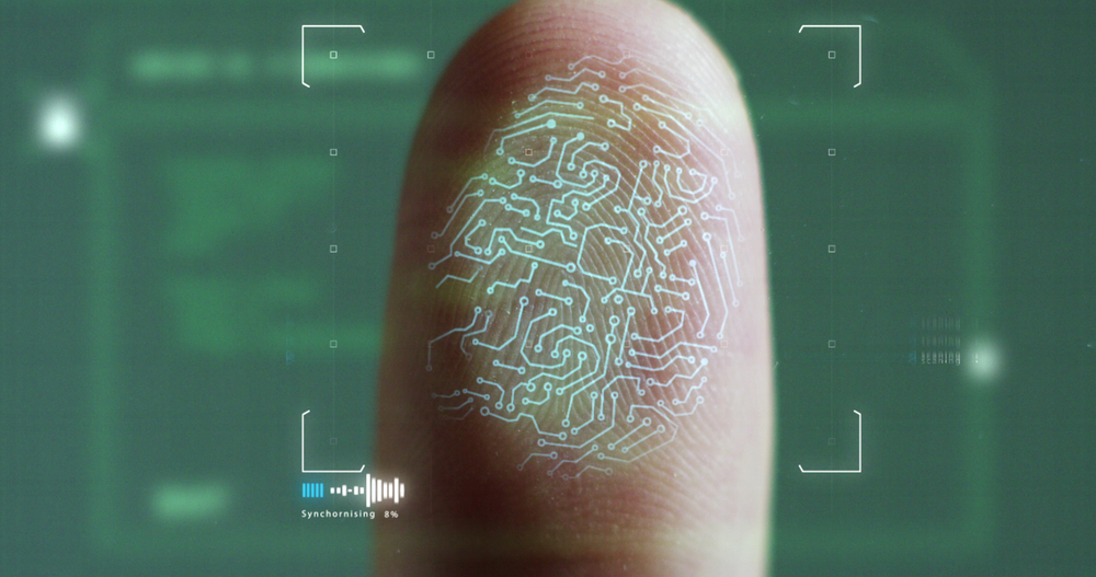Scan,Fingerprint,Biometric,Identity,And,Approval.,Concept,Of,The,Future