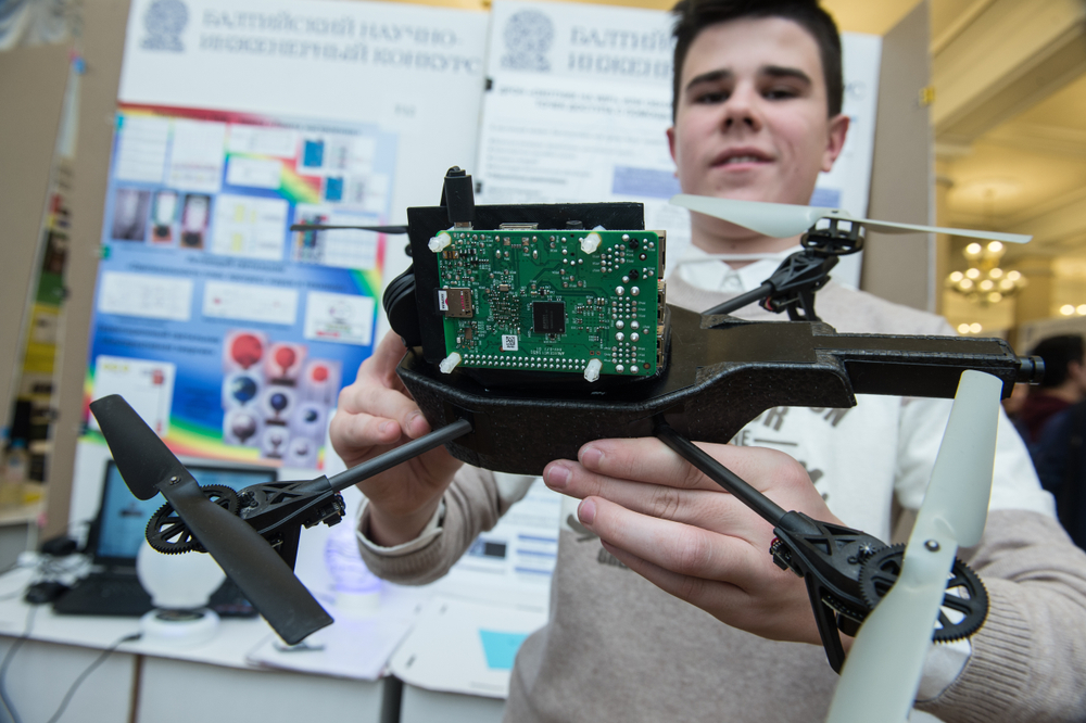 Using drones to encourage student interest in STEM education